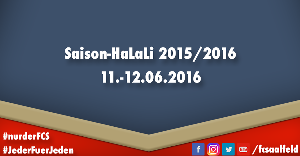 Hali-Halo...Halali...Saisonabschluß im Stadion 