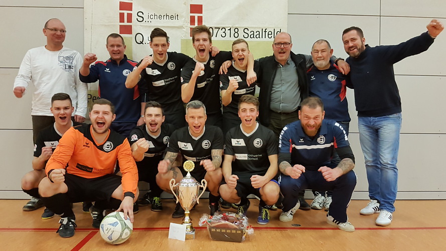 FC Saalfeld I gewinnt 19. WSQ-Cup Hallenturnier