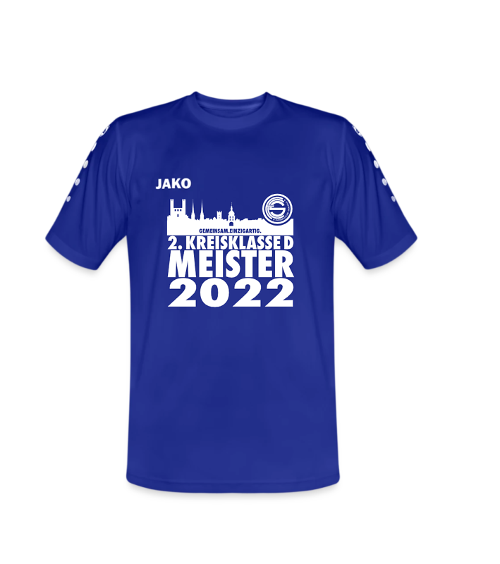 T-Shirt M3 Meister 2022 blau