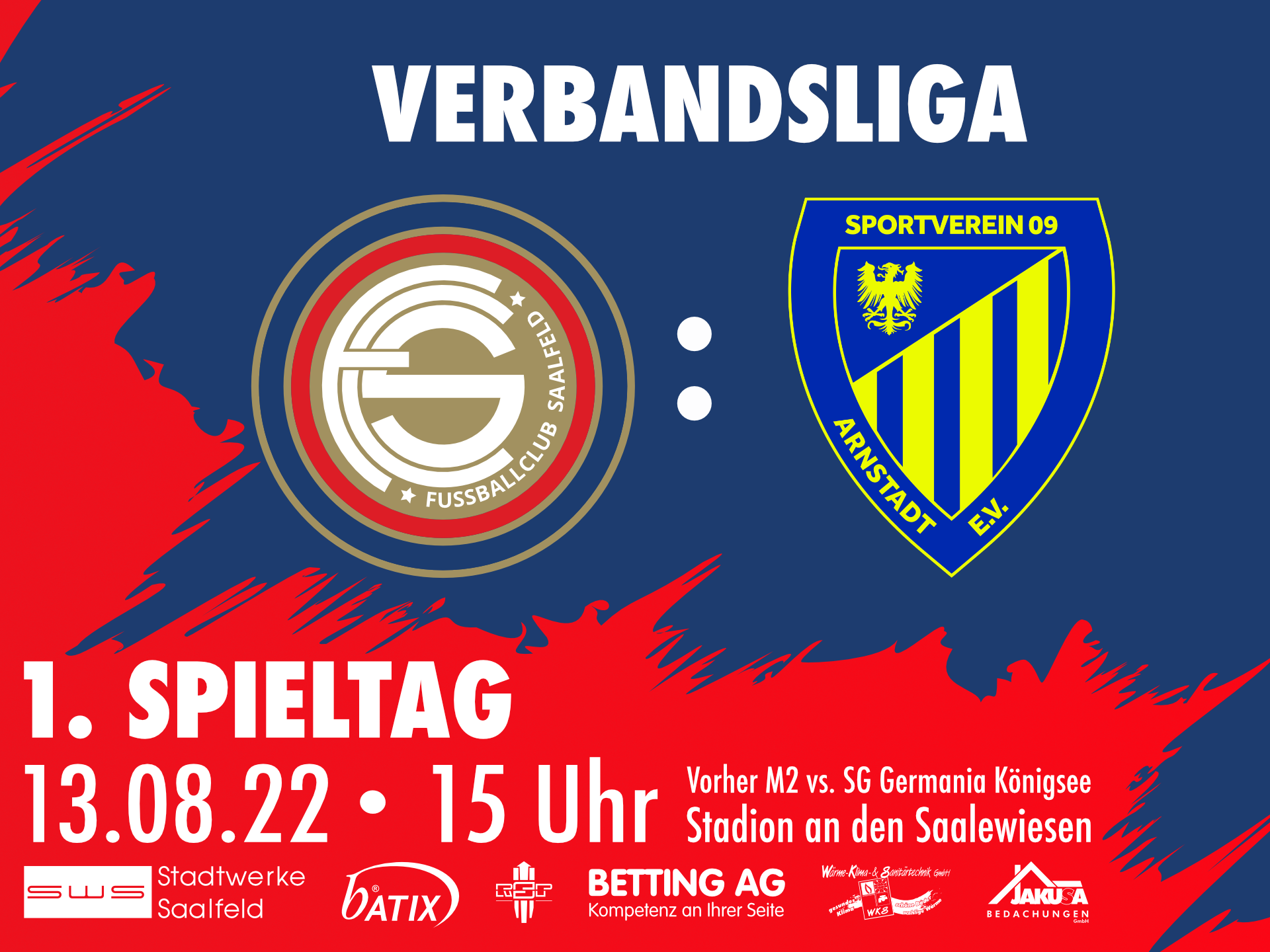 Erster Spieltag in der Verbandsliga Thüringen