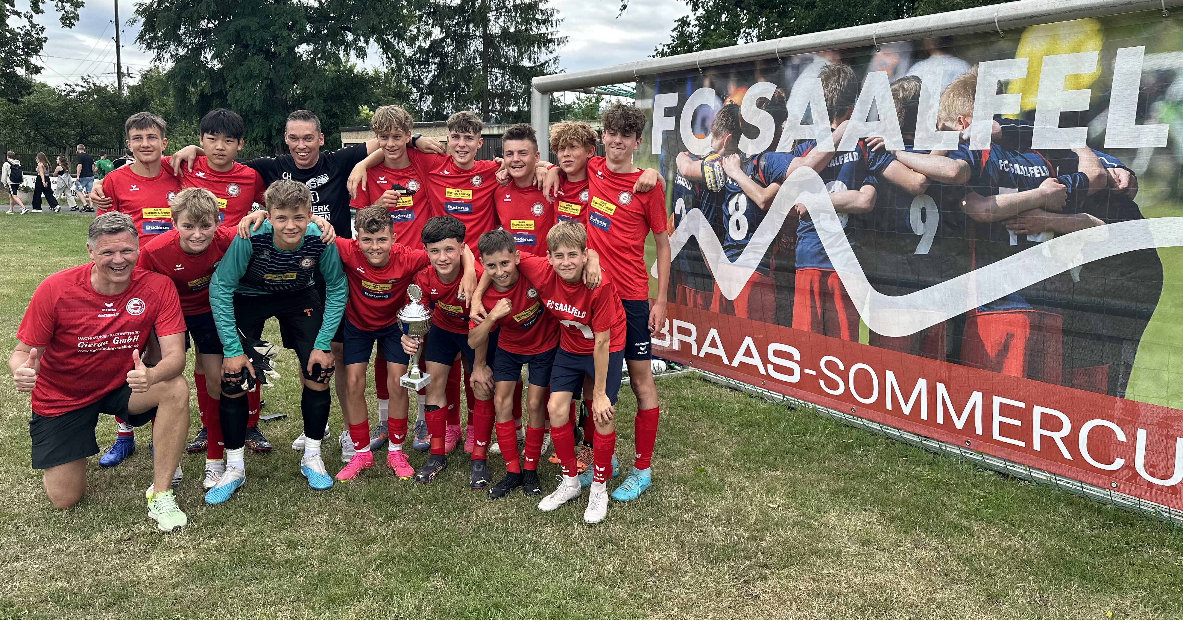 Unsere U14 gewinnt den "4. Braas-Sommer-Cup" 2023
